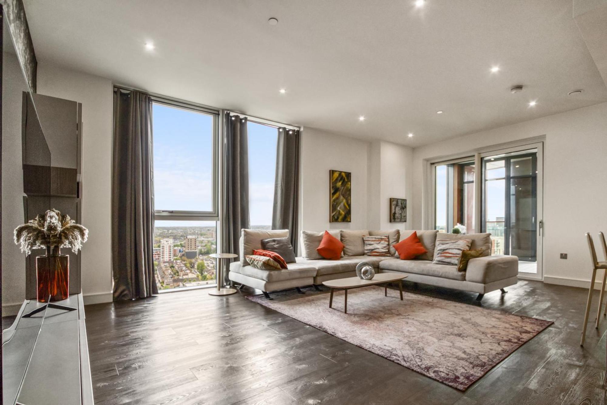 Апартаменти Stunning 360º View Luxurious Penthouse Лондон Екстер'єр фото